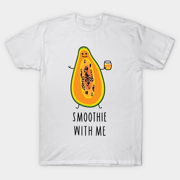 Smoothie Fruit T-Shirt by spontania